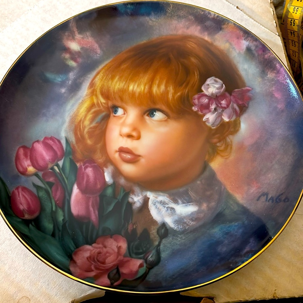 VTG Julia By Maurizio Goracci Re-flections Of Youth Plate Limited Edition in box